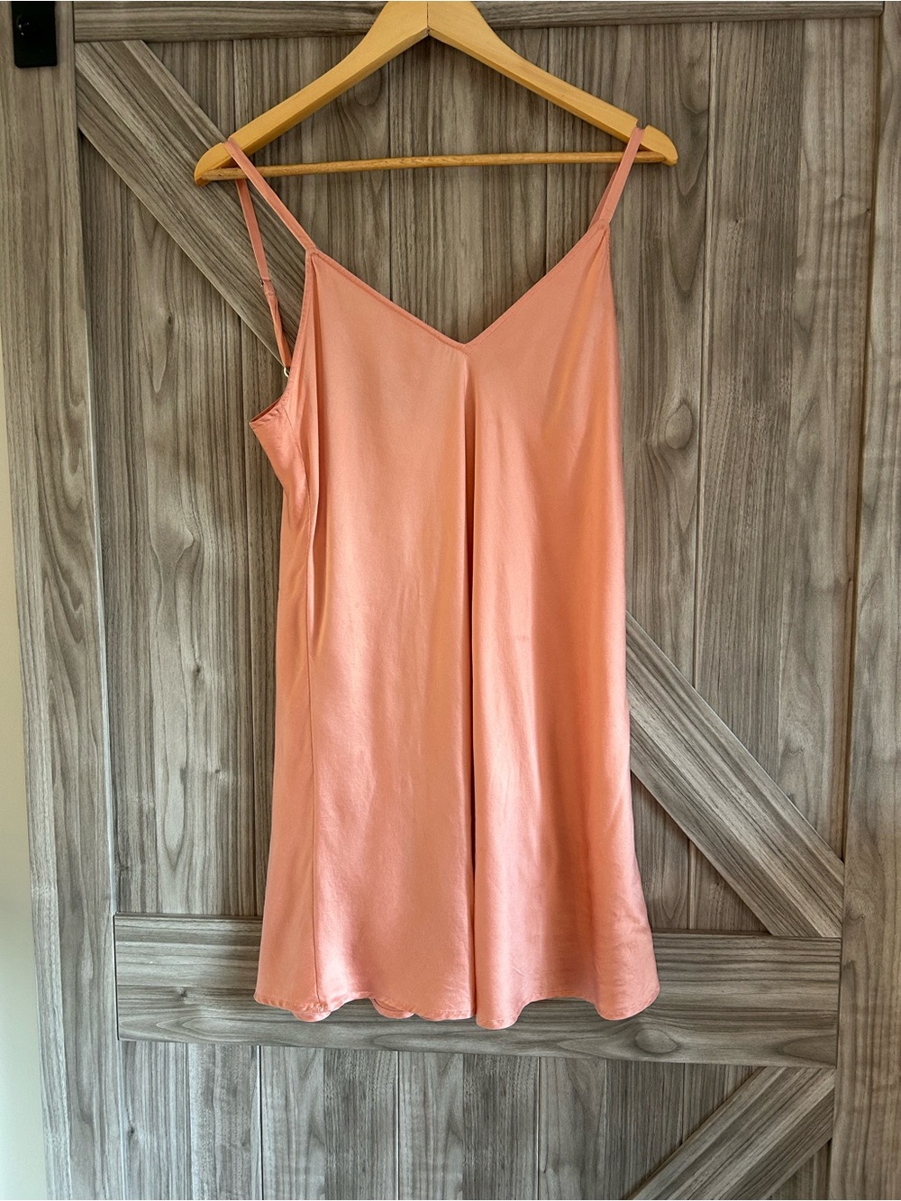 NK IMODE 100% Silk V-Neck Slip Dress / Chemise - Size L (Fits Med)